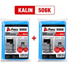 Pass 506K Kalın Koruyucu Zemin Örtüsü 4 × 7,5 Metre 2li Set – Toplam 60 M²