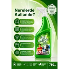 Mr. Bor Duşakabin Kireç ve Derz Temizleyici Çok Amaçlı Güçlü Temizlik Muhteşem Sihirli Mavi Sıvı