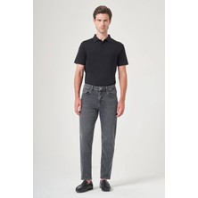 İmza Füme 5 Cep Gabardin Slim Fit Pamuklu Denim Jean Kot Pantolon 1023260154