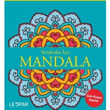 TUX Yetişkinler Için Mandala - Mavi