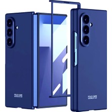 Halkhouse Samsung Galaxy Z Fold 7 Kılıf Kamera Korumalı Aynalı Kalem Bölmeli Kıpta Premium Kılıf