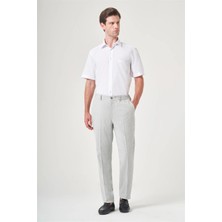 İmza Gri Yan Cep Comfort Fit Pamuklu Chino Pantolon 1003260167