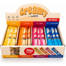 M-Pets Creamy 4 Lezzet 100LÜ Paket 100X15GR