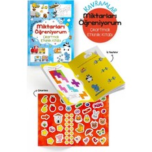 TUX Kavramlar – Miktarları Öğreniyorum – Çıkartmalı Etkinlik Kitabı - 3 Yaş +