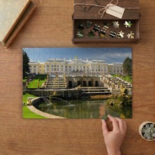 Petergof Sarayı Tasarımı 240 Parça Ahşap Puzzle Ahşap Kutuda  MP02331