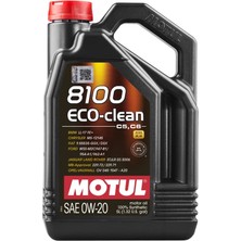 Motul 8100 Eco Clean 0W20 C5-C6 - 5 L Bmw Ll-17 Fe+ MB 229.72/229.71