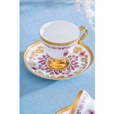 Acar Kleodora 6 Kişilik Fincan Takımı 90 ml Luxury Series - HXF-08439/8