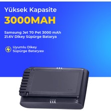 Ümit Maker Samsung Jet 70 Pet 3000 Mah 21.6V Dikey Süpürge Batarya