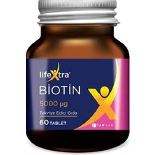 Lifextra Biotin 5000 Mg 60 Tablet