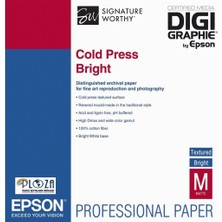 Epson Cold Press Bright 17''x 15M Mürekkep Püskürtmeli Kağıdı