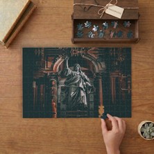 Berlin Katedrali - Heykel Isa Mesih Tasarımı 240 Parça Ahşap Puzzle Ahşap Kutuda  MP02434
