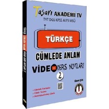 Chic Haven Tasarı Tyt Dgs Kpss Aless Msü Türkçe Cümlede Anlam Video Ders Notları