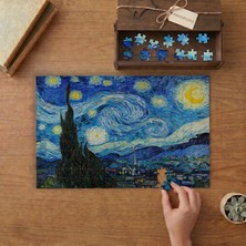 Yıldızlı Gece - Van Gogh Tasarımı 240 Parça Ahşap Puzzle Ahşap Kutuda  MP05868
