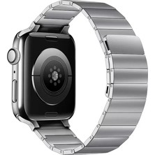 Uravas Store Newface Apple Watch 38MM KR404 Huks Kordon - Gümüş