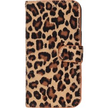 BloominBag Aurel Magna Leopard Couture Deri iPhone 16 Pro  (6.3") Wallet Case – Rfıd Korumalı & Magsafe Uyumlu