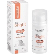 Dermoskin Be Bright SPF50+ Likit Fondöten Light 33
