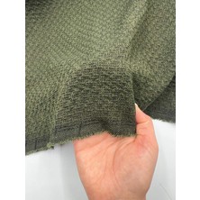 Elna Kumaş Yeşil Gofre (Crinkle) Kumaş – Dokulu Sezonluk Elbiselik