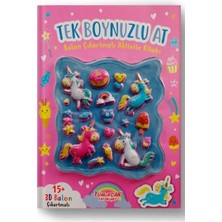 TUX Tek Boynuzlu At Balon Çıkartmalı Aktivite Kitabı