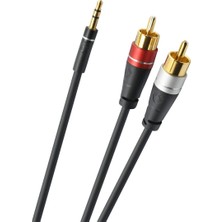 Oehlbach D1C33191 Jak - Rca 2,00 mt Rca & 3.5 mm Ses Kablosu