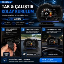 Birsan Head Up Display Araç Verileri Bu Ekranda  Obd2 - Gps  Hız Alarmı ,Rpm ,Su Sıcaklığı Basınç ,Akü Şarj Durumu,OBD 2 Arıza Kodu Taraması