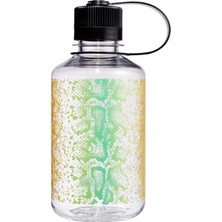 Nalgene Sustain Bpa Içermeyen Su Şişesi,%50 Plastik Atıktan, 473 Ml, Dar Ağız, Gökkuşağı Yılanı, 16