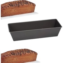 Deinhaus Yapışmaz Dikdörtgen Baton Kek ve Ekmek Kalıbı – 30 cm Uzunluk, Dayanıklı Metal, Fırın Dostu, Profesy