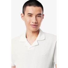 Lacoste Men's Classic Fit Paris Polo T-Shirt Erkek Paris Polo Yaka Tişört Beyaz