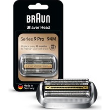 Braun Elektrikli Tıraş Makinesi Yedek Tıraş Parçası 94M, Gümüş, 9 Pro ve Series 9 Tıraş Makineleri I