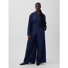 Gap Kadın Koyu Mavi Gap × Hfr Denim Tulum By Latouché