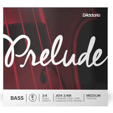 D'addario J614 3/4m Prelude E Kontrabas Teli (Mi)