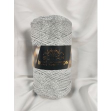 Sultan Inci Cotton Gümüş Sim El Örgü Ipi (1 Adet) (Makrome Ipi) RENK:401