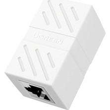 Ugreen RJ45 Cat6 Cat7 Cat8 Ethernet Kablo Uzatma Aparatı Beyaz