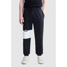 Ecko Unltd. Austın Loose Fit Baskılı Interlok Erkek Siyah Jogger Eşofman Altı