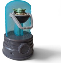 Hureggo Vintage Burger King - Star Wars "the Mandalorian & Grogu" Taşıma Kapsülünde Grogu (Baby Yoda) Figür Oyuncak (2026)-9 cm