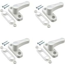 Tify Pvc Çekmeli Kapı Pencere Emniyet Kilidi Pimapen Ev Çocuk Bebek Güvenlik Kilidi 4 Adet