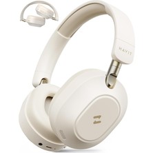 Hype Store Havit H668BT Anc Bluetooth Kulaküstü Kulaklık - 80 Saat, Anc, Çift Cihaz Desteği, Hi-Res Audio (Bej)