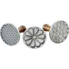 Nordic Ware "ımpressionen" Saplı Kurabiye Damgası, 3 Farklı Motif