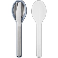 Mepal - 3 Parçalı Ellipse Çatal Bıçak Takımı - Yolculuk Için Seyahat Kılıflı Set - Bıçak, Çatal ve K
