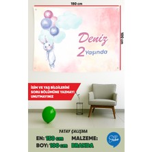 İsg Tabelam 150X100CM/YATAY/TAVŞAN Temalı Doğum Günü Branda Afişi