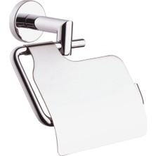Vitra Minimax A44788 Kapaklı Tuvalet Kağıtlığı, Krom