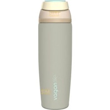 Vagonlife 800ML Yeni Koleksiyon Düz Renkli Pipetli/pipetsiz Kullanım Kulplu 6 Saat Sıcak/soğuk Paslanmaz Çelik Termos