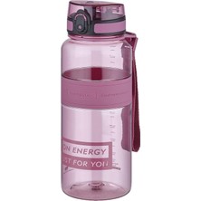 Uzspace Su Matarası 1000ML 1 Litre Büyük Boy Yenilenen Renkler Erik Kırmızısı