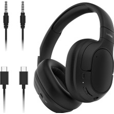 Hype Store Belkin Soundform Isolate Gürültü Önleyici Kablosuz Kulaklık (Siyah) – Mikrofonlu, 60 Saat Pil, Derin