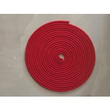 Komandor Marine 8 mm Kırmızı Çok Amaçlı Örgülü Polyester Halat 10 Metre