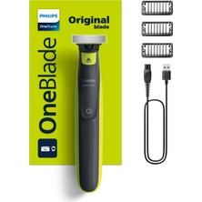 Philips Oneblade Yüz Için Hibrit Tıraş Makinesi, Sakal Şekillendirici, Islak/kuru Kullanım, 3 Kirli
