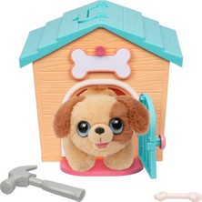Little Live Pets My Puppy's Home Mini Oyun Seti, Turuncu, Bina Köpek Evi Oyuncakları ile Oyun Köpeği