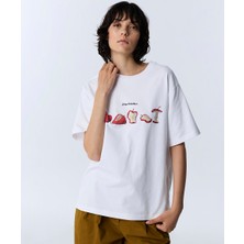 Twist Slogan ve Görsel Baskılı Tişört TW6260070159018