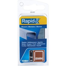 Rapid Zımba Teli Tip Bmn 14 mm Zımba Teli, 1.080 Adet, , Metabo ve Novus El ve Elektrikli Zımba Için