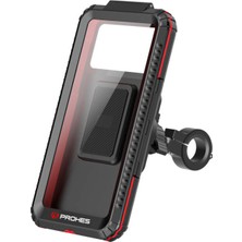 Prohes PH-571 Telefon Tutucu Kapaklı Gidon Bağlantılı