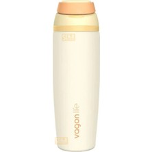 Vagonlife 800ML Yeni Koleksiyon Düz Renkli Pipetli/pipetsiz Kullanım Kulplu 6 Saat Sıcak/soğuk Paslanmaz Çelik Termos